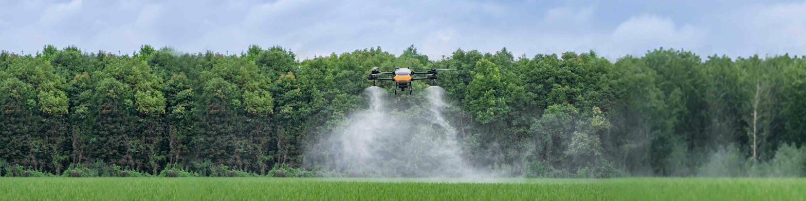 Vector HD580 drone over pasture